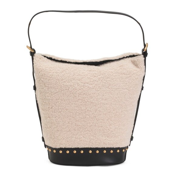 VINCE CAMUTO BLACK SAND Jocea Bucket Crossbody